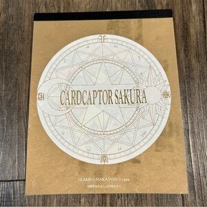 Cardcaptor Sakura Nakayoshi 1999 Art Big Memo Pad CLAMP